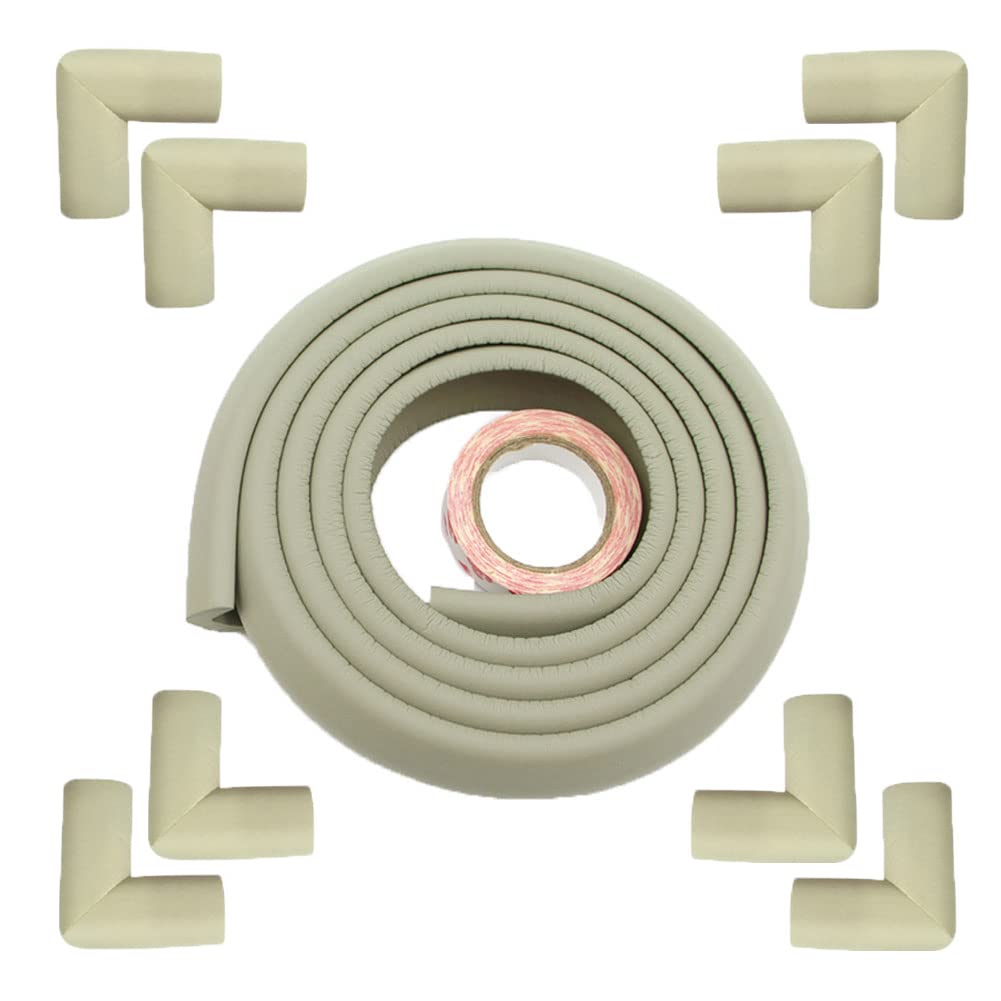 Fairy Baby Safety Baby Edge & Corner Guards Colorful Childproofing Protection(19.7ft Edge Guard+8 Corner Guards)