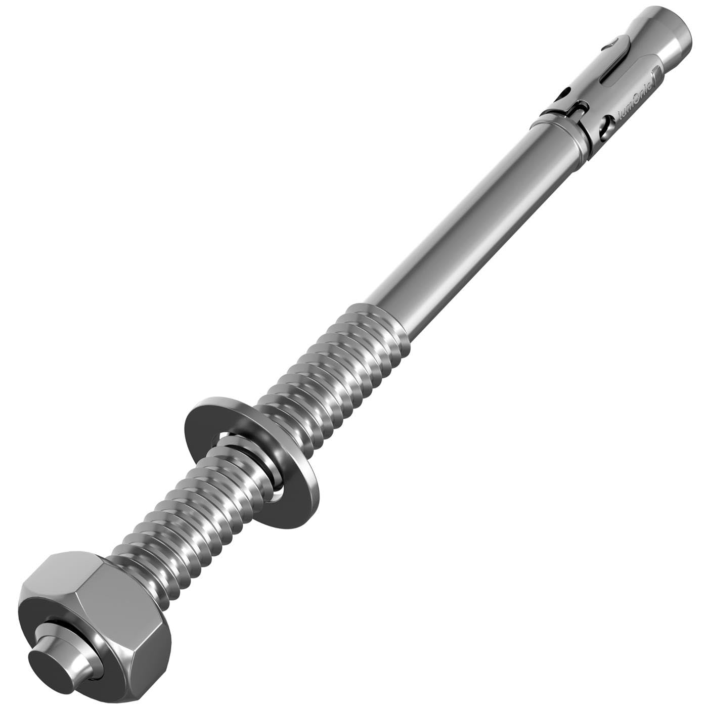 5X M16 x 215mm Heavy Duty Anchor Galvanised Metal dowels Wedge Anchor Lightning Dowel