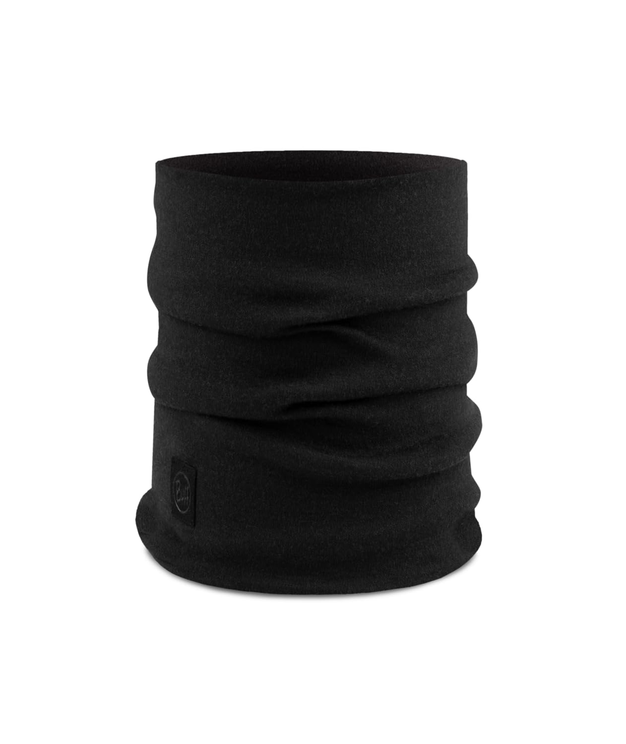 Buff Men Solid Heavyweight Merino Wool - Black, Adult