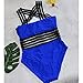 Leadmall Women’s One Piece Swimwear | Ladies Mesh Hollow Monokini Swimsuit Front Crossover Bathing Suitsthumb 3