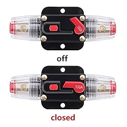 RKURCK 100 Amp Circuit Breaker Manual Reset Inline