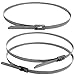 Electriduct 304 Stainless Steel Cable Ties 30 Inch 200 Lbs Heavy Duty Self Locking Ball Lock Zip Ties UV Resistant (25 Pack)