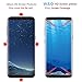 [2-Pack] Glass Screen Protector for Samsung Galaxy S8+, W&O S8 Plus Tempered Glass Screen Protector Film Curve Edge