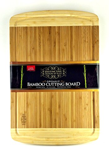 100% All Natural & Organic Bamboo Cutting Board with Significant Groove for Catching Liquid | Extra Large | Premium/Professional Grade | Chef Approved 100% All Natural & Organic Bamboo Cutting Board with Significant Groove for Catching Liquid | Extra Large | Premium/Professional Grade | Chef Approved