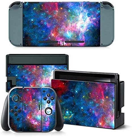 DAPANZ Custom Nebula Skin Sticker Vinyl Decal Wrap Cover for Nintendo Switch Console Joy-Con Dock