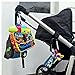 Stroller Hooks - XLarge Set of 2 - Easy to Clip on Stroller & Saves You Carrying Shopping & Diaper Bags – Hook All the Baby Gear You Need & Go – 2 Adjustable Straps - Carabiner Clips Fit All Strollers