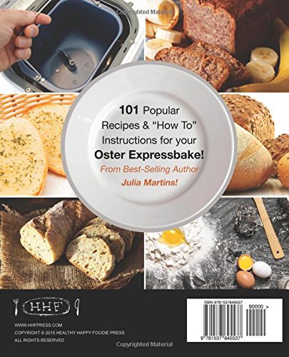 USA Oster Expressbake Bread Machine Cookbook: 101 Classic ...