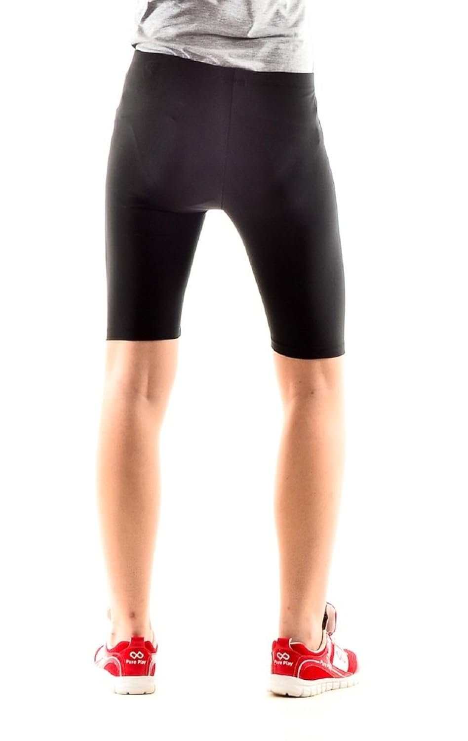 onesport women's polyester black shorts(onsp11bl-p)