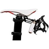 Triseven Bottle Holder Bike - Drink Holder Bike - for 2 Water Bottles and 2 CO2 Cartridges - Bike Cup Holder for Drink Bottle - Fit Bicycles - Bicycle Accessories - without Water Bottles