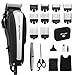 Beautural 20-Piece High Performance Haircutting Kit, Hair Trimmers, Clippers with Powerful and Durable Motor and Finest Precision Blades, Secure Guide Combs, Scissors, Barber Cape, Storage Case
