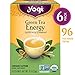 Yogi Tea - Green Tea Energy - Supports Stamina - 6 Pack, 96 Tea Bags Total