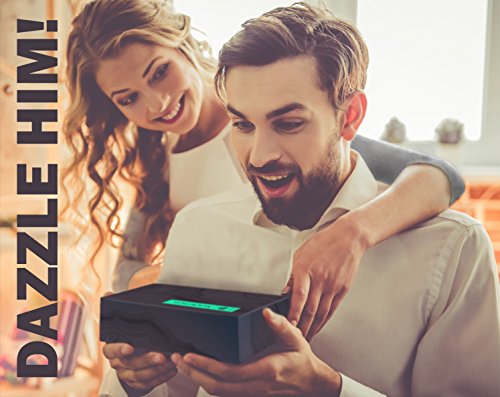 Marino Men's Genuine Leather Ratchet Dress Belt with Open Linxx Leather Buckle, Enclosed in an Elegant Gift Box - Brown - Style 162 - Custom: Up to 44" Waist