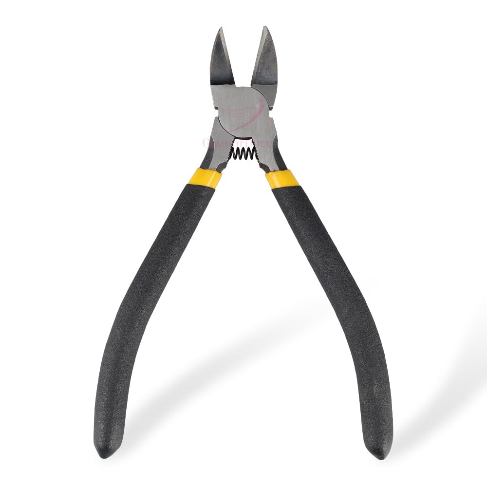 Photo 1 of GlamorDove Hair Extension Pliers Keratin Bonding Cutter Pliers Wire Flush Cutters Wire Clippers Nippers with Sharp Blades for Pre-bonded Extensions Diagonal Cutters Side Cutters Weft Extensions