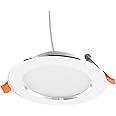 Ceiling Lights, 3000-6500K Motion Sensor Recessed Light, LED Sensor Ceiling Embedded Panel Light Human Body Motion Sensor Light, Recessed Lighting, Simple Retrofit Installation(7W)