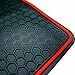 biosp Car Rear Trunk Mat Cargo Liner for Jeep Renegade 2015 2016 2017 2018 2019 All Weather Black Red Heavy Duty Rubber Custom Fit-Waterproof-Odorless