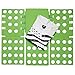 Ollieroo Plastic T Shirt Folder Clothes Fold Board Thickness Adjustable Laundry Folding Board, Green