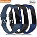 Vetoo Band Compatible for Alta HR/Alta Straps, Soft Adjustable Replacement Band Accessory with Secure Watch Clasps, Pack of 3