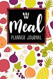 Meal Planner Journal: 52 Week Meal Prep Book Diary Log Notebook Weekly Menu Food Planners & Shopping by Michelia Meal Planner