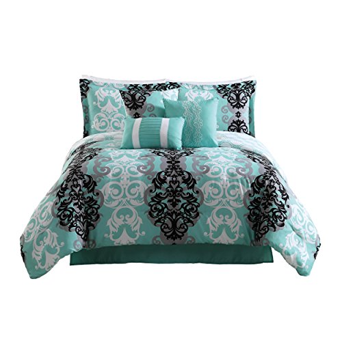 The 32+ Reasons for Gray And Turquoise Bedding! Firstly we have this