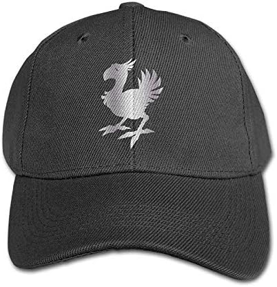 QIOOJ Big Boys' Chocobo Final Fantasy Platinum Style Baseball Snapback Cap Black