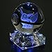 S-SO K9 Crystal ball 3D Eevee Night Bedroom LED desk table RGB 7 color changing Light la