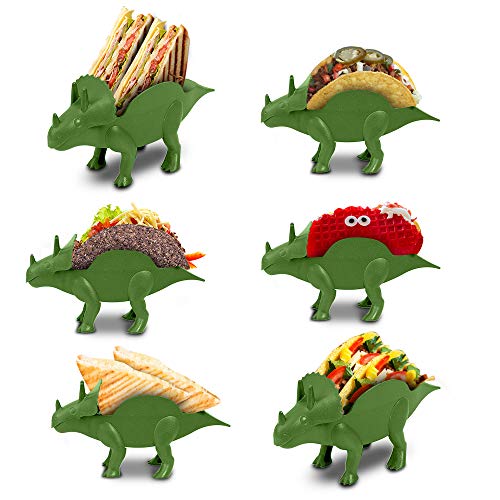 Dinosaur Taco Holder Set by East World Tacosaur Tribe with
