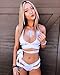 iHeartRaves Silver Savage Wrap Around Halter Crop Ribbon Rave Top