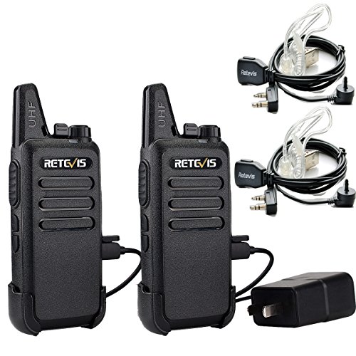 Retevis rt22 two way radio uhf 400-480mhz 16ch vox walk…