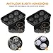 Ice Cube Trays, 2 Pack Easy Release Silicone Ice Trays - Large Square Cocktail Ice Cube Molds and Sphere Round Whiskey Ice Ball Maker for Chilling Bourbon Whiskey, Cocktail, Beverages