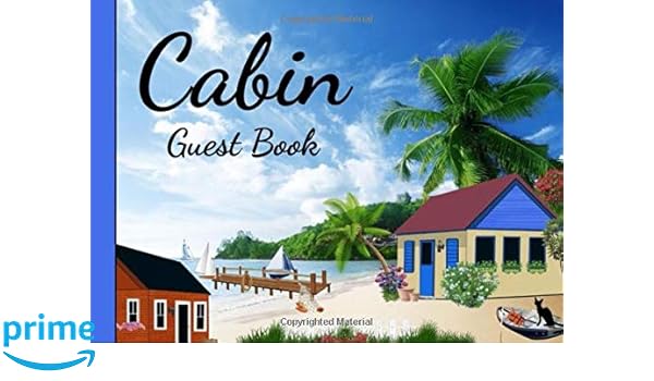 Cabin Guest Book For Visitors Vacation Home House Warming