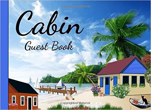 Cabin Guest Book For Visitors Vacation Home House Warming