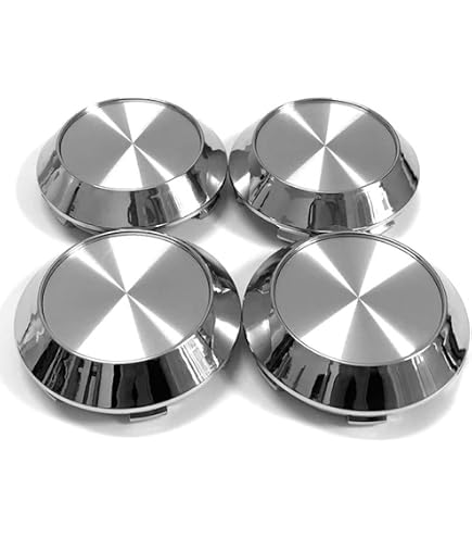 thumbnail image 2 of 4-Pack 68mm Universal Black Plastic Wheel Center Hub Cap Stickers / Covers 2 of 3