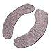 EBlife Soft Toilet Seat Cover Pads [One of the Most Comfortable and Warmest Toilet Seat Cover] [Medical Grade Asepsis Anti-Bacteria and Anti-Slippage] Washable Reusable for any Type of Toliet (Gray)