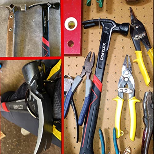 KOTAPRO Framing Hammer 16OZ, Permanent HeadtoHandle Epoxy Bond
