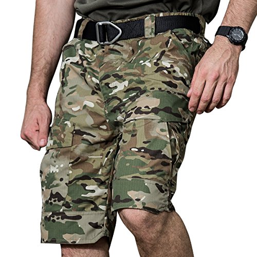 ReFire Gear Men's Urban Tactical Military EDC Cargo Shorts Rip Stop