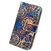 Bcov Case for iPhone 6s Plus/iPhone 6 Plus, Bcov Gorgeous Colours Circle Mandala Leather Flip Wallet Case Cover with Card Slot Holder Kickstand for iPhone 6 Plus/6S Plus