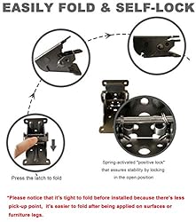YukaBa Foldable Support Bracket-Self-Locking Hinge