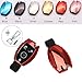 QBUC Car Key Fob Cover for Mercedes Benz,Soft TPU Key Case Key Shell Cover Protector with Keychain Compatible with Mercedes Benz C E S M CLS CLK G Class Keyless Smart Key Fob(Red)