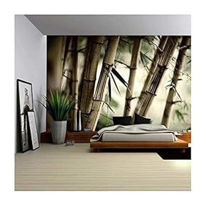 Close Up Views of a Bamboo Forest - Wall Mural, Removable Sticker, Home Decor - 66x96 inches