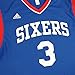 Allen Iverson Philadelphia 76ers NBA Adidas Men's Blue Official Replica Jersey