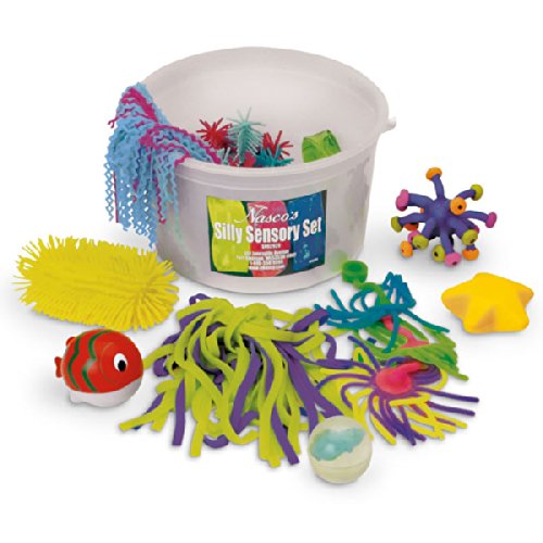 Nasco SN02929 Silly Sensory Set of 12 Manipulatives