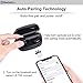 Bluetooth 5.0 True Wireless Earbuds, Whew Bluetooth Headphones 90H Playtime Waterproof,Auto Pairing 3D Stereo Sound Earphones in-Ear Built-in Mic Headset for Sport Running with 2000mAh Charging Case
