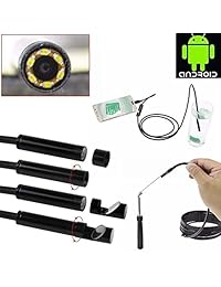 youzel 2 m 3 M 5 M Android endoscopio 5,5 mm 7 mm 6LED serpiente OTG Micro USB boroscopio cámara resistente al agua