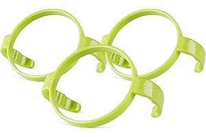 Botabee Baby Bottle Handle Grip for Comotomo 5 Ounce and 8 Ounce Silicone Bottles - Pack of 3 (Green)