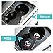 Bocianelli 2 Pcs 2.75 inch Car Interior Accessories Anti Slip Cup Mat for for Mazda 2, 3,5,6, CX-5,CX-7,CX-8,M6, MX5,RX7, RX8, A8, CX9, MX6,R3, M2 M3,M5, etc.