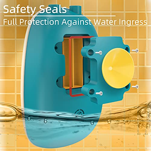 HUAWIND Baby Bath Toys for Toddlers 3 Year Old Girl Gifts，4 Ducks and 1