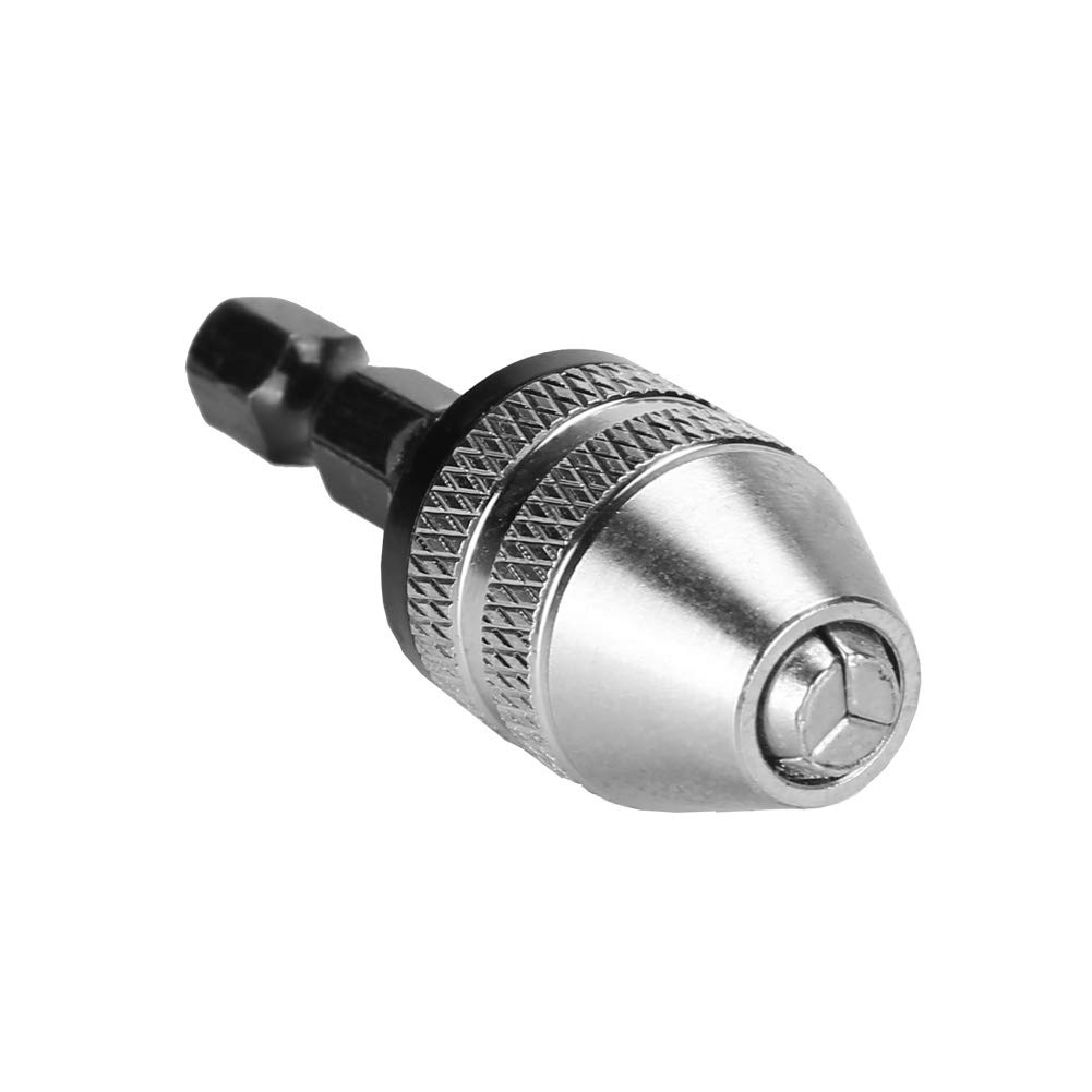 6.5mm Hex Shank Electric Screwdriver Drill Chuck Adapter Pneumatic Drill Chuck Quick Converter(H01334)