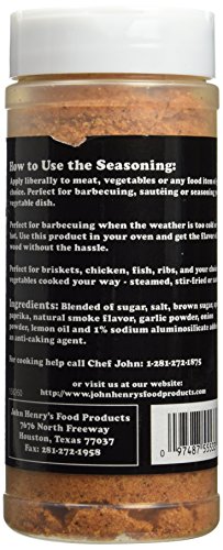 John Henry's East Texas Butter Pecan Rub BBQ Seasoning Spice - 11.5Oz