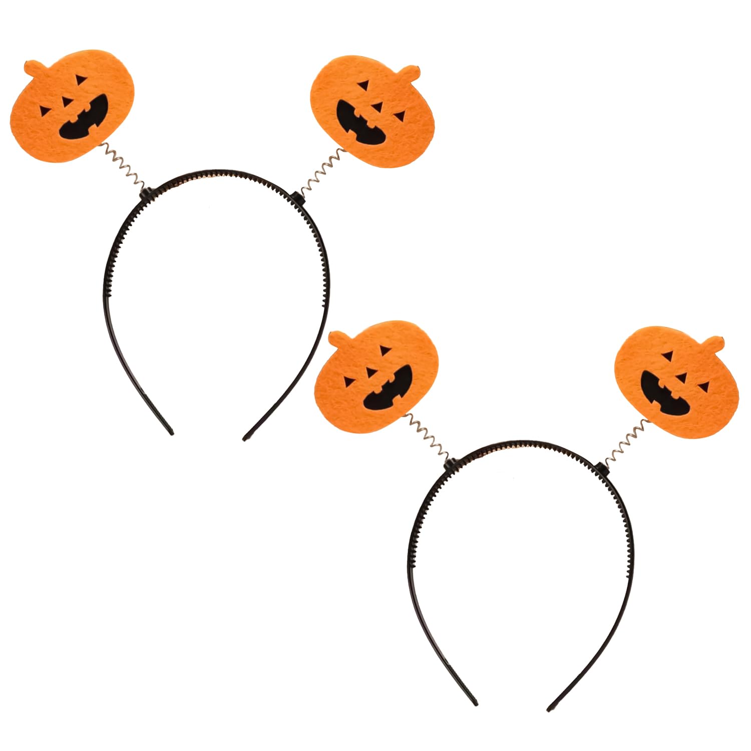 Bohue 2pcs Pumpkin Halloween Headband Halloween Head Prop Ghost Pumpkin Hair Hoop Ghost Party Cosplay Dress up for Party Costume Accessories