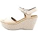 Clarks Womens Nadene Lola Leather Open Toe Wedge Sandals
